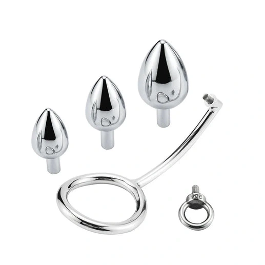 Anal Hooks Hook Ring Anal with Stainless 4663 Set Steel DiscreetChoice Cock 0727